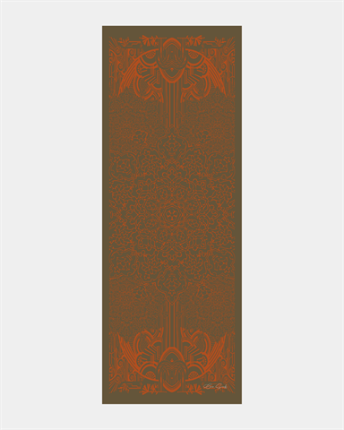 S-HAREM-17 Zeytin Kabuğu & Tarçın Işıltısı Harem Rüyası Desen Şal