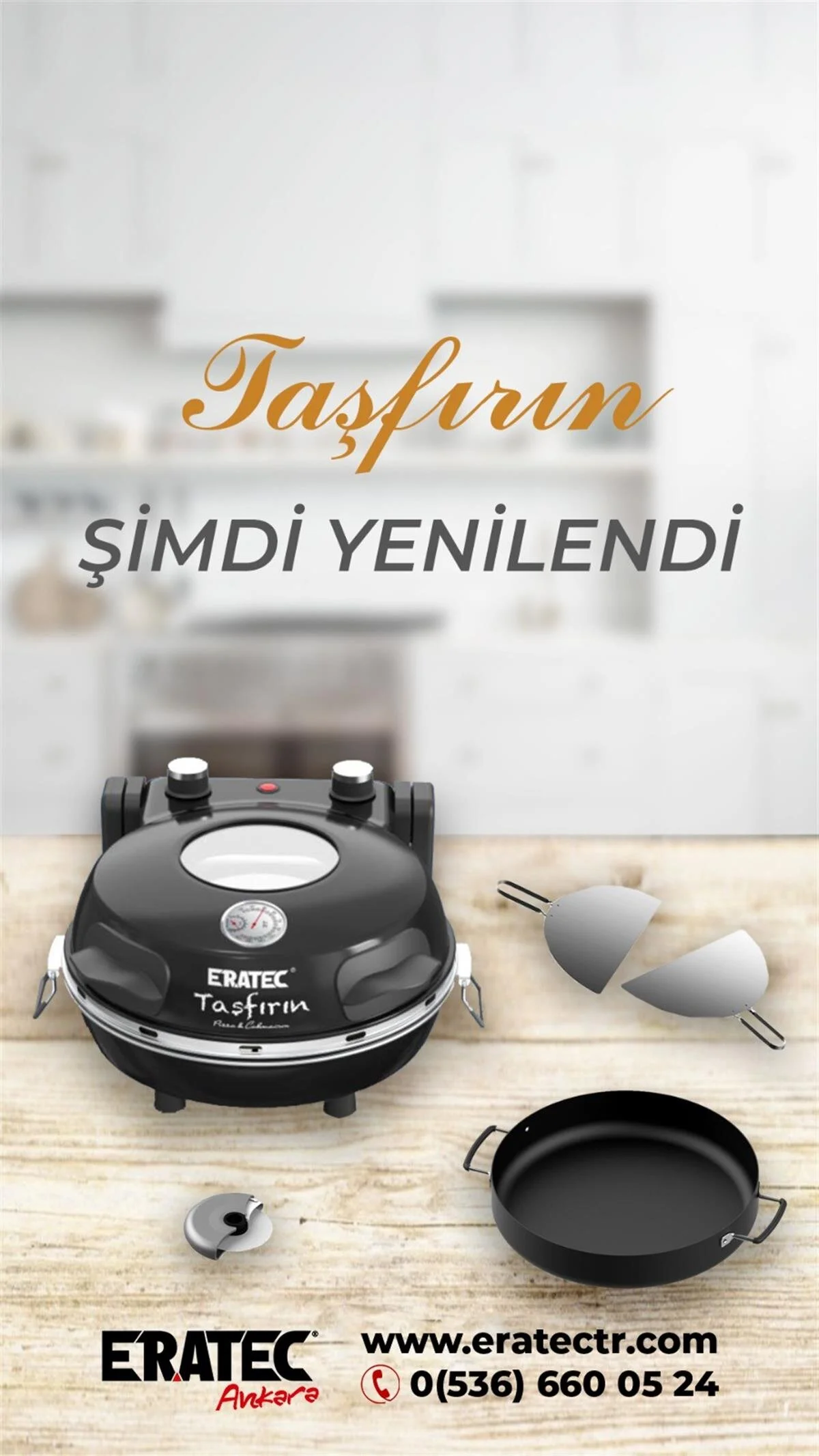 Eratec Taşfırın Seti PM-27 (Yeni Model)