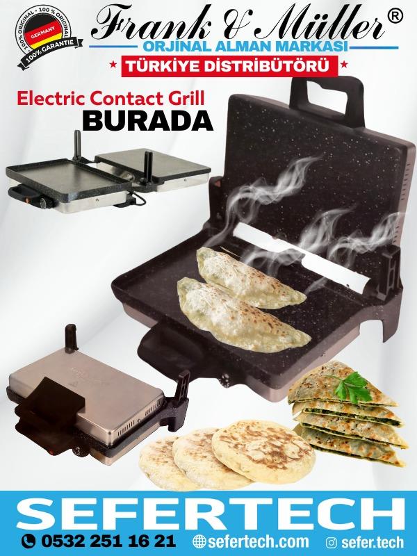 Frank & Müller Germany | Silex Versiyon Electro Contact Grill | Pizza, Lahmacun Ve Grill Makinesi