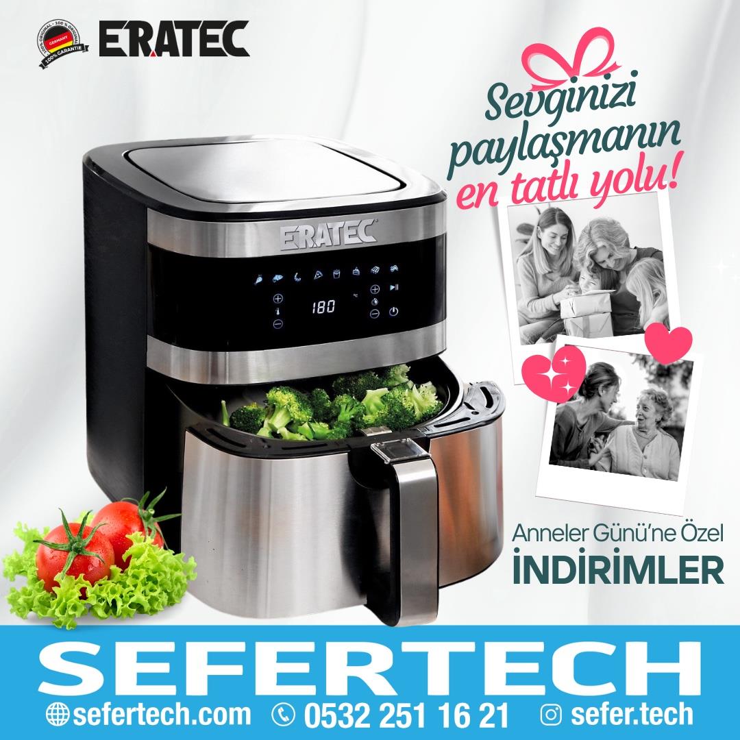 ERATEC AF-66 SICAK HAVA FRİTÖZÜ MEVCUT/KLASİK MODEL