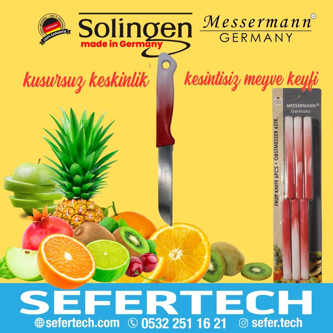 SOLİNGEN 6'LI PAKET MEYVE BIÇAĞI