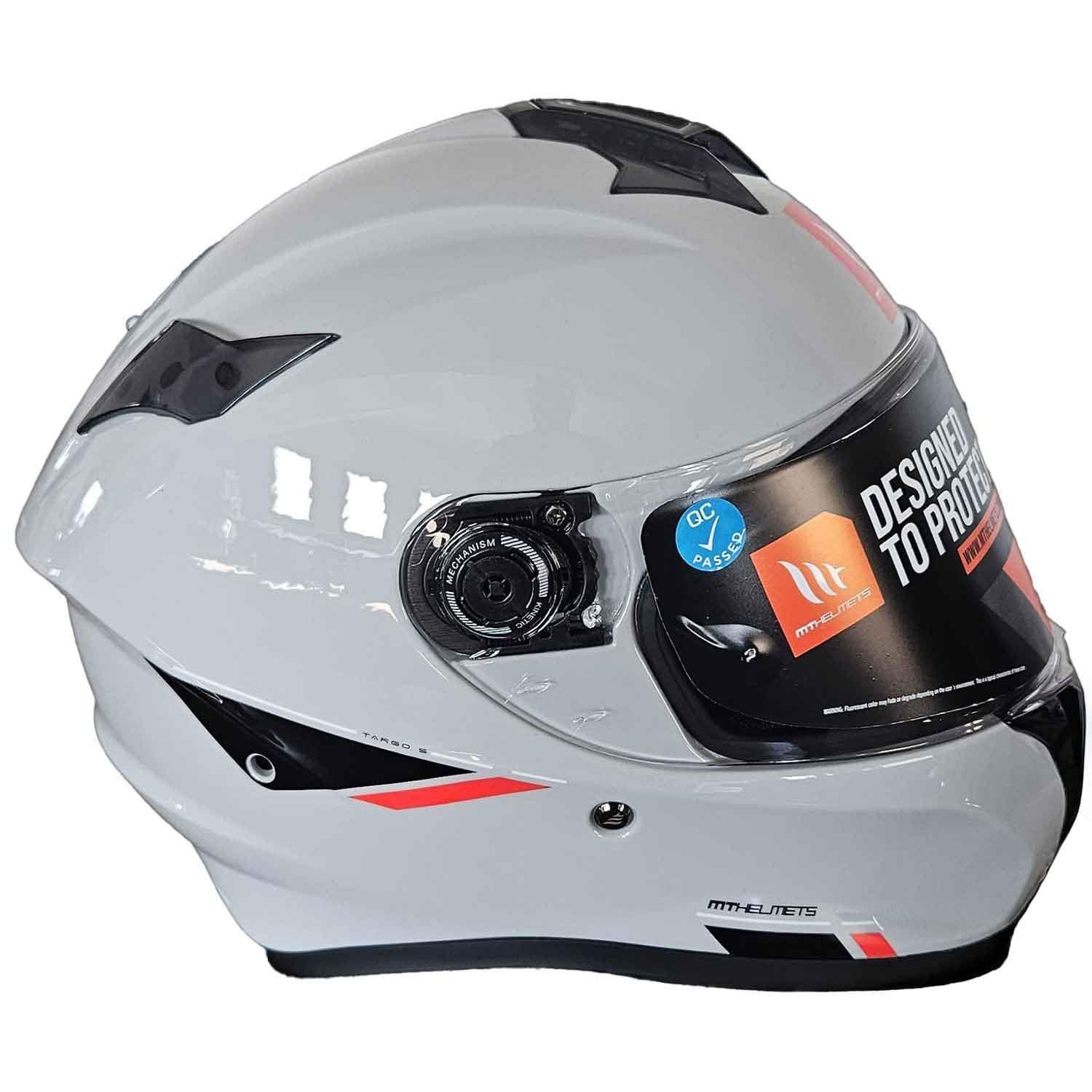 Mt Targo S Solid A12 Parlak Kapalı Kask