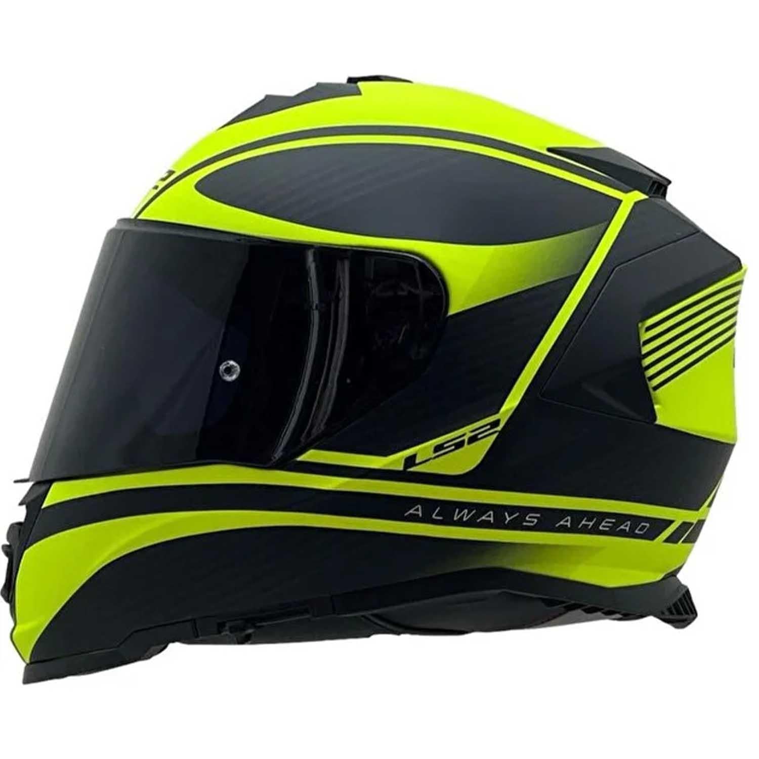 Ls2 Storm 2 Dodger Full Face Motosiklet Kaskı Şeffaf + Siyah Vizörlü