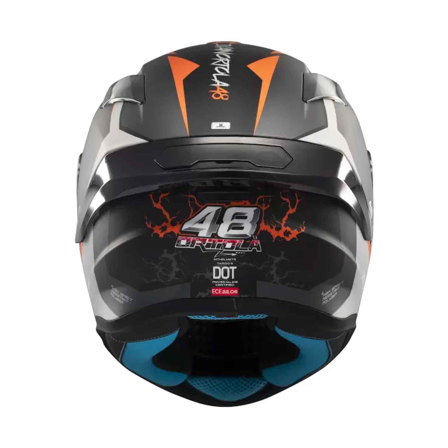Mt Helmets Targo S Ivan Ortolo B4 Kapalı Kask