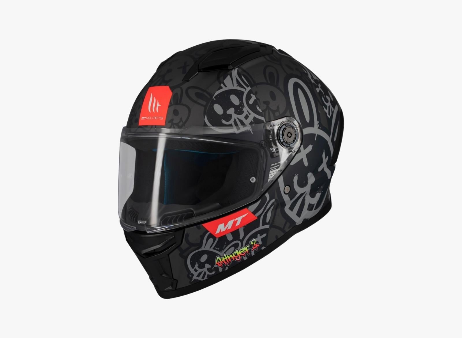 Mt Stinger 2 Ram F1 Parlak Kapalı Kask