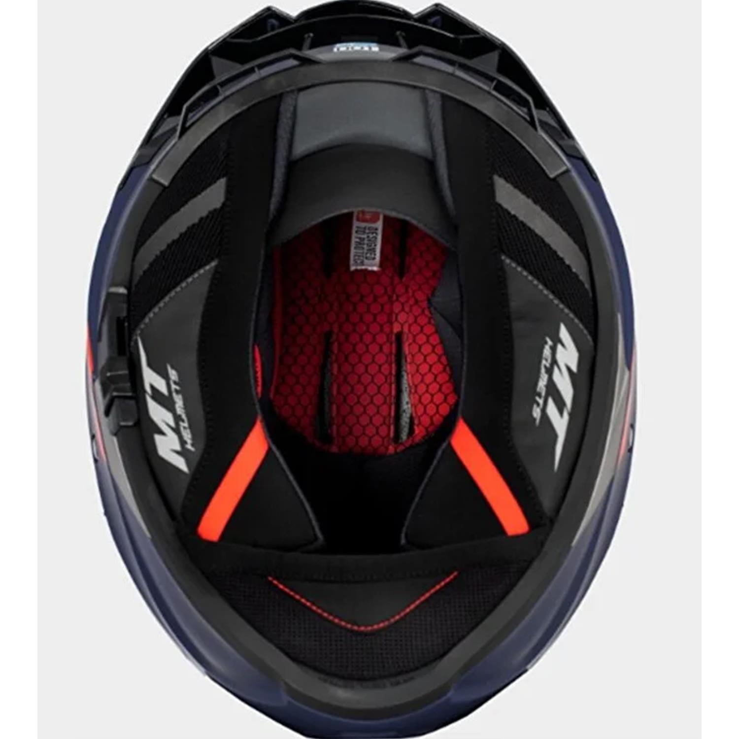 MT Kask Thunder 4sv Solid A1 Mat Siyah - Iç Güneş Vizörlü