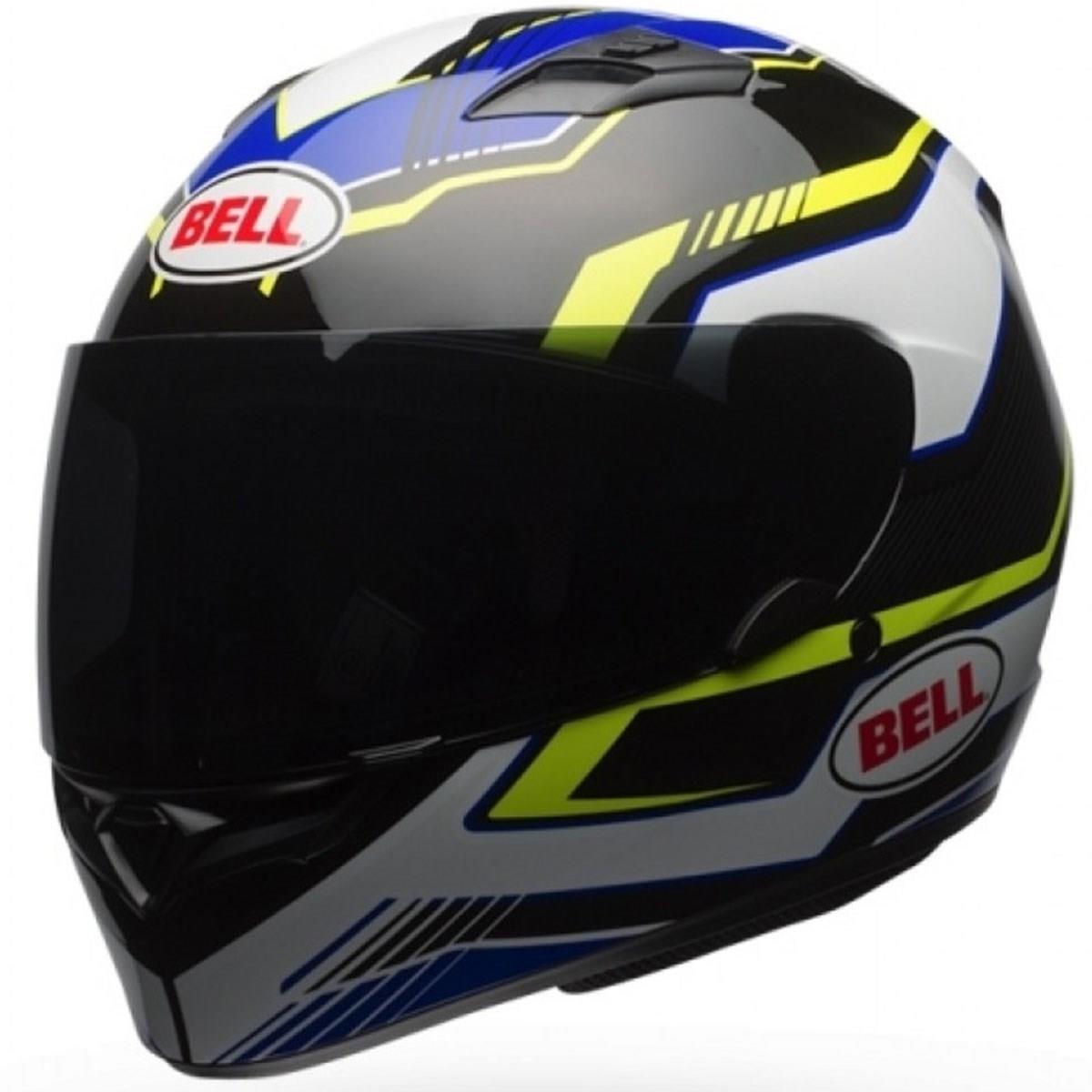 Bell Ps Qualifier Torque Blue/Yellow Full Face Motosiklet Kaskı