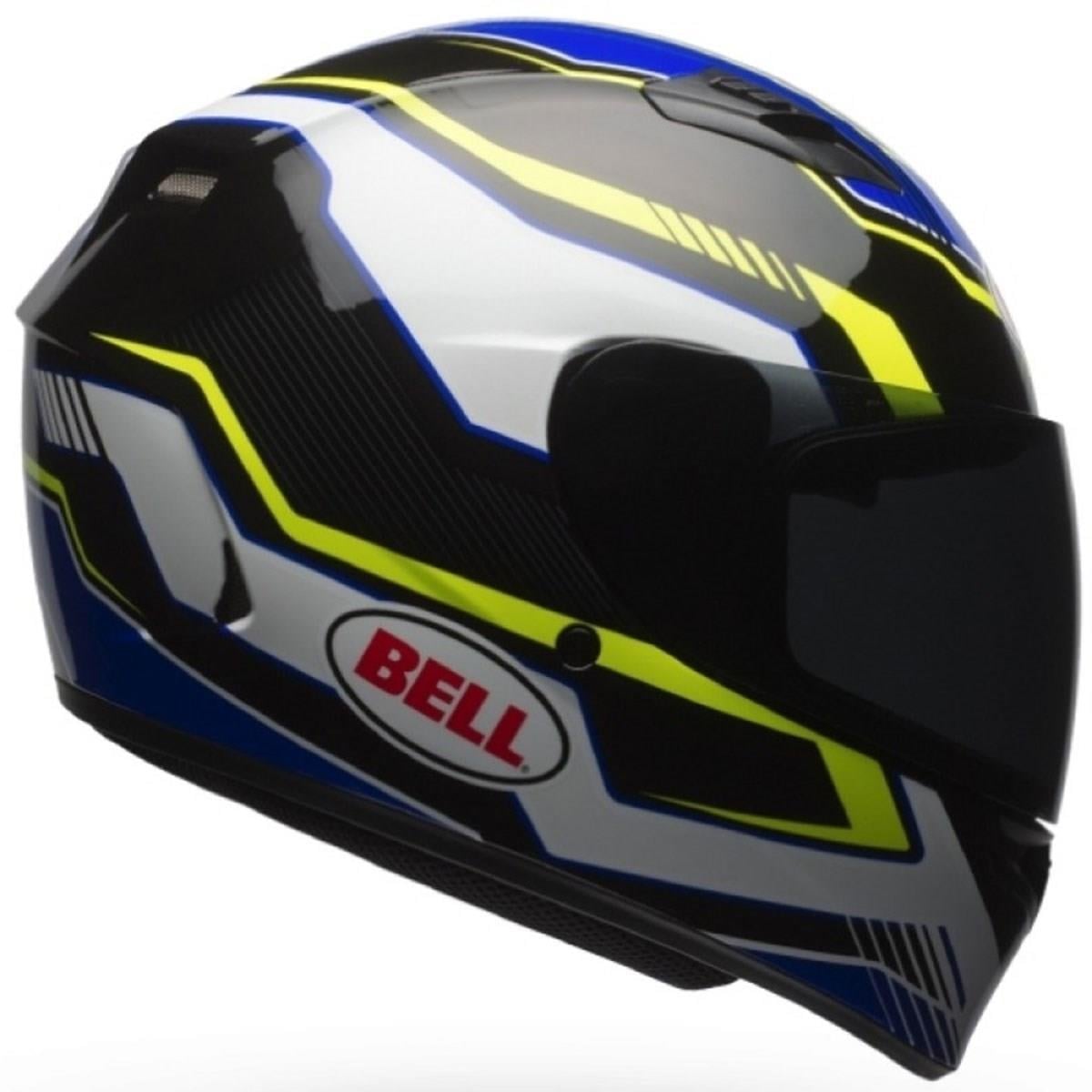 Bell Ps Qualifier Torque Blue/Yellow Full Face Motosiklet Kaskı