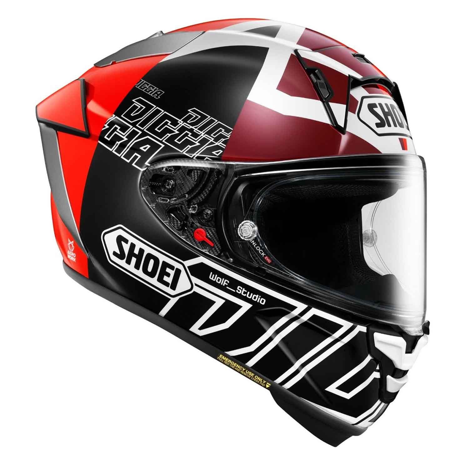 Shoei X-Spirit Pro Diggia 2 TC-1 Kapalı Kask