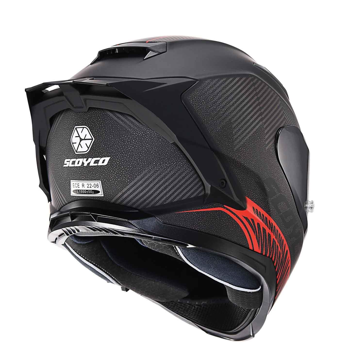 Scoyco FF-871 Kapalı Motosiklet Kaskı