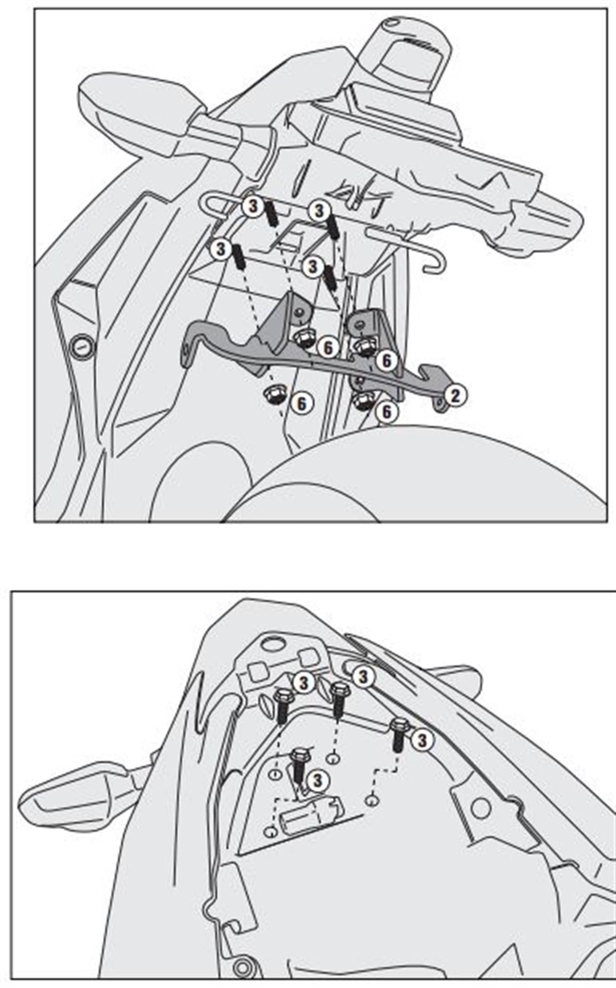Givi 4108FZ KAWASAKI NINJA 300 (13-18) Arka Çanta Taşıyıcı