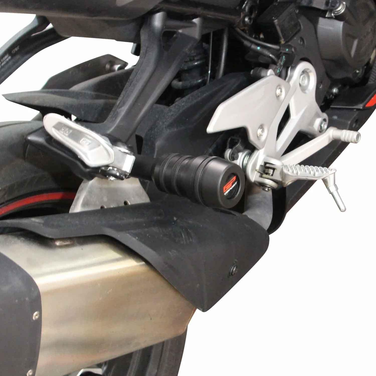 GP Kompozit CF Moto 450 SR 2023-2024 Uyumlu Egzoz Koruma Takozu Siyah