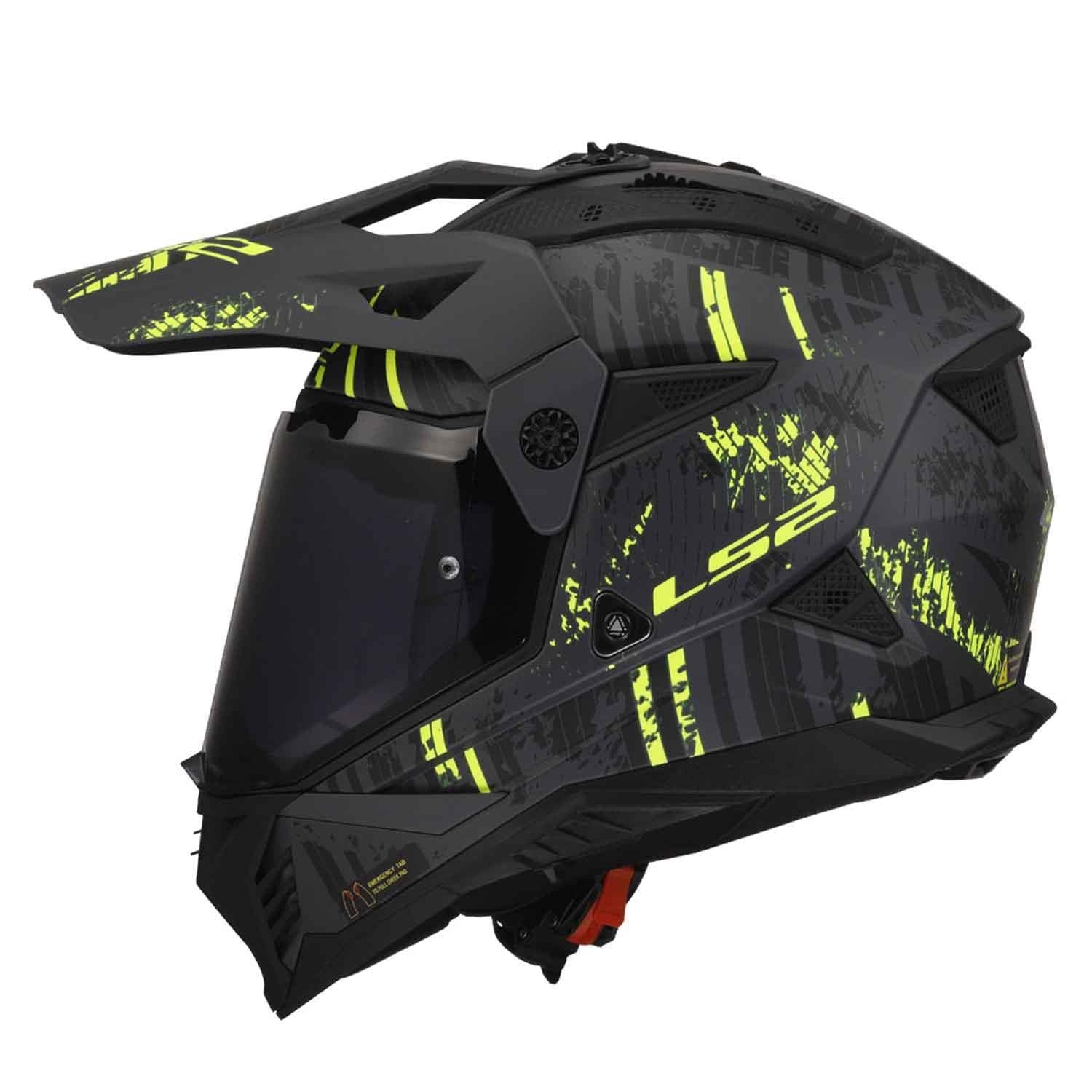 Ls2 Pioneer 2 Crazy Kros Motosiklet Kaskı