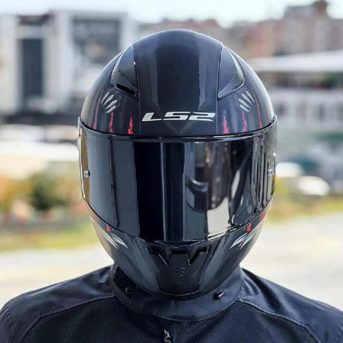 Ls2 Rapid 2 Clawn Full Face Motosiklet Kaskı Şeffaf + Siyah Vizörlü
