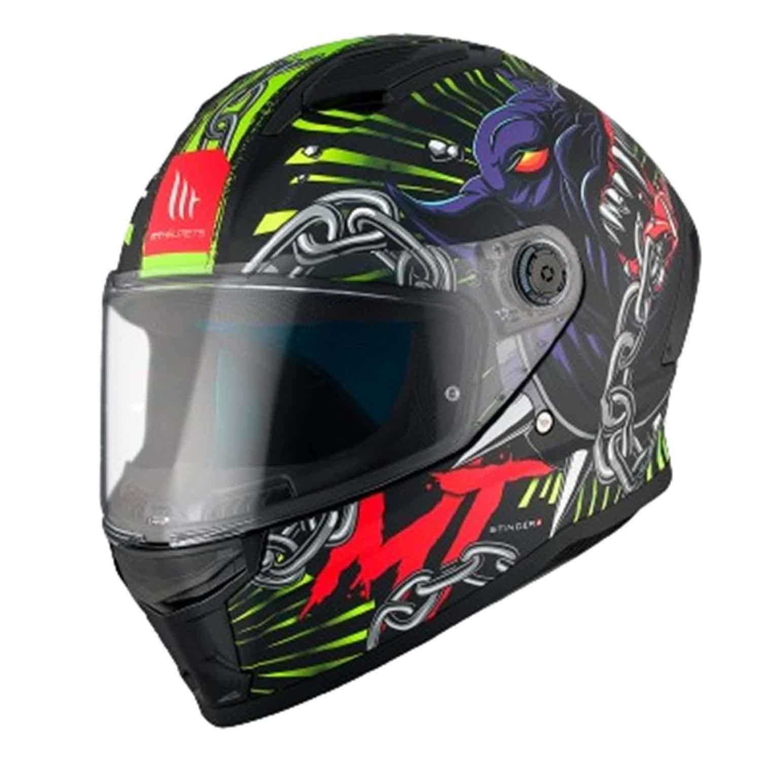 Mt Stinger 2 Akin A3 Mat Kapalı Motosiklet Kaskı