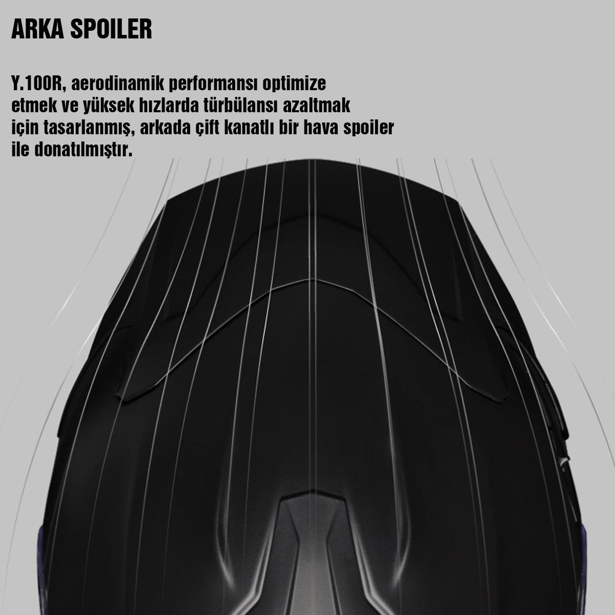 Nexx Y.100R Baron Kapalı Motosiklet Kaskı