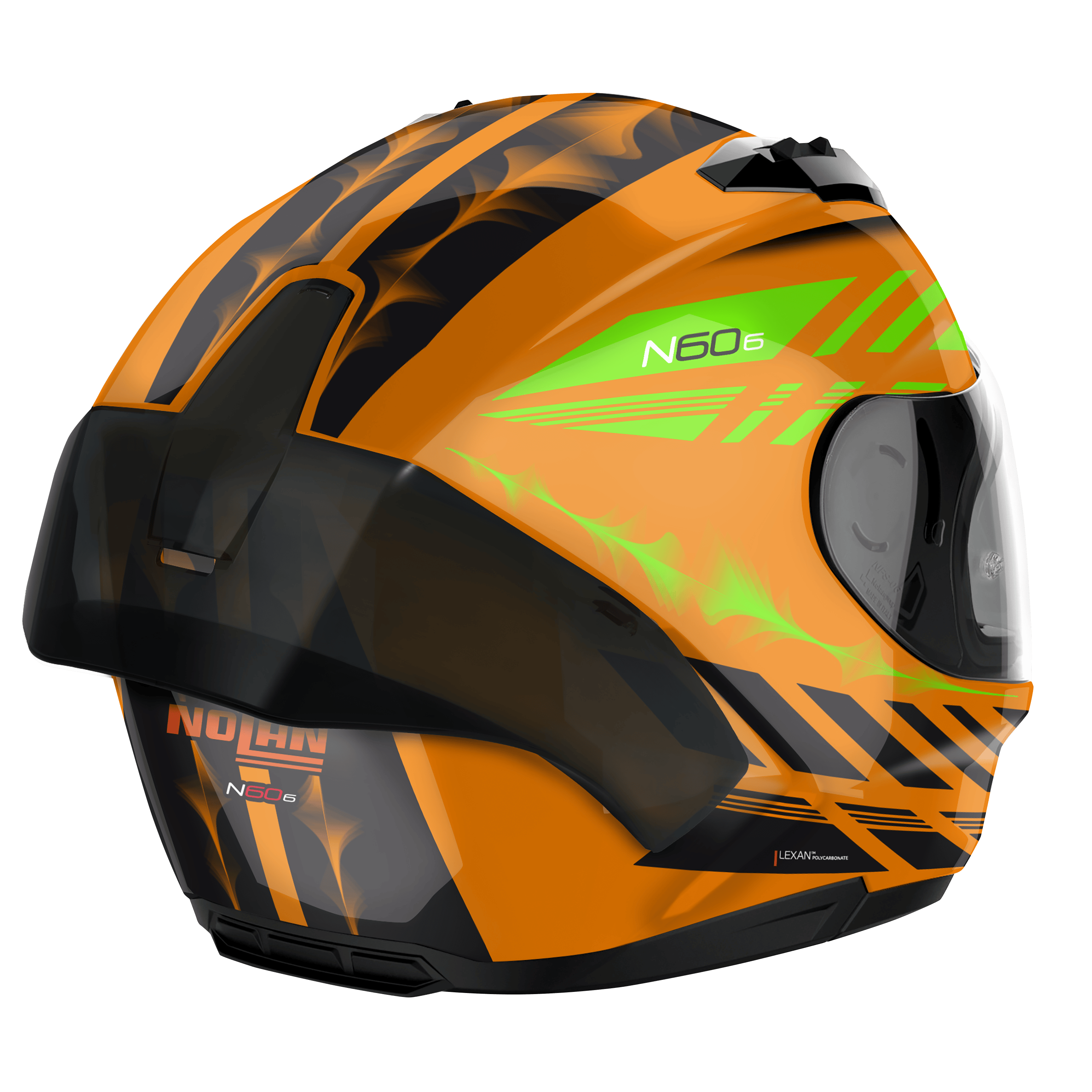 Nolan N60-6 Sport Hotfoot 027 Kapalı Motosiklet Kaskı