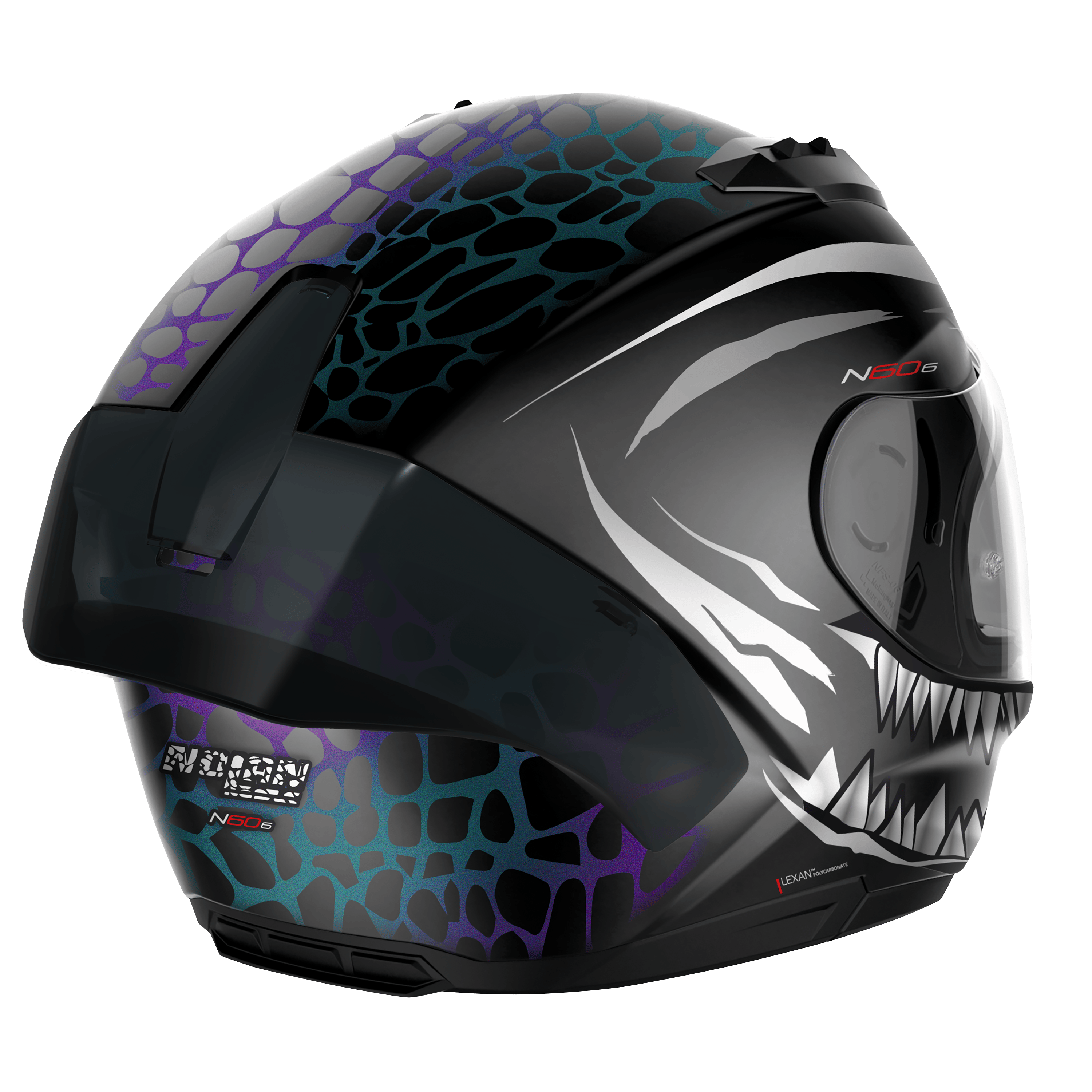 Nolan N60-6 Sport Ravenous 28 Kapalı Motosiklet Kaskı