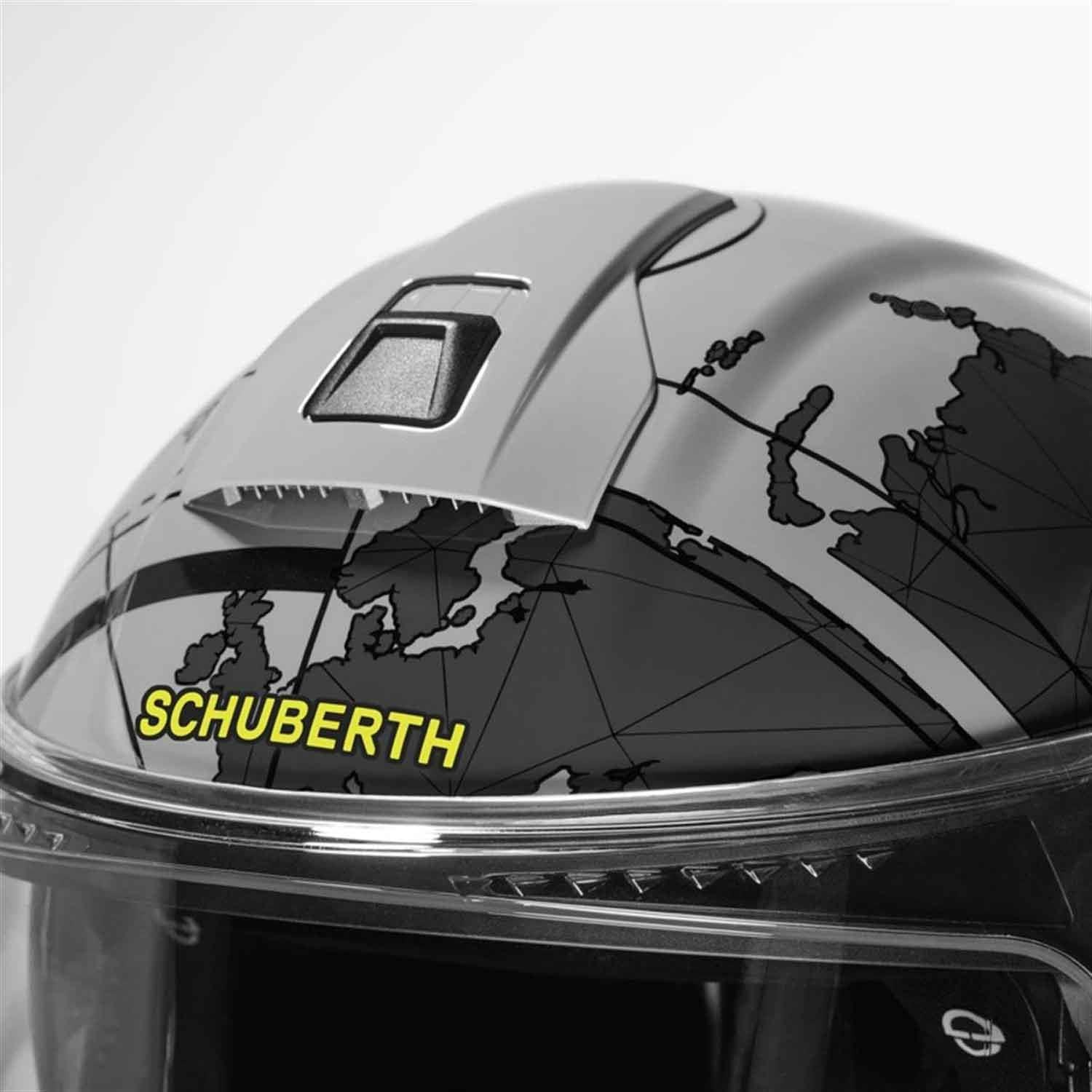 Schuberth C5 Globe Grey Çene Açılır Motosiklet Kaskı