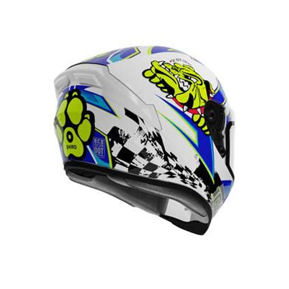 Shiro SH-870 Fighter Luco Full Face Motosiklet Kaskı + Iridium Vizör