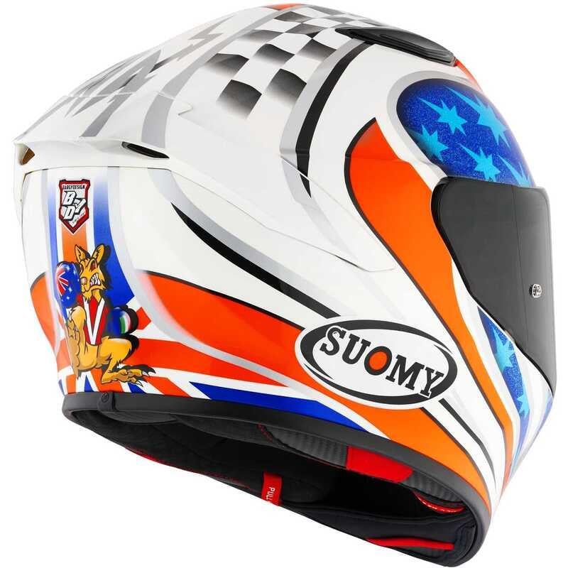 Suomy Track-1 Troy Baylıss Replıca 2002 Kapalı Kask