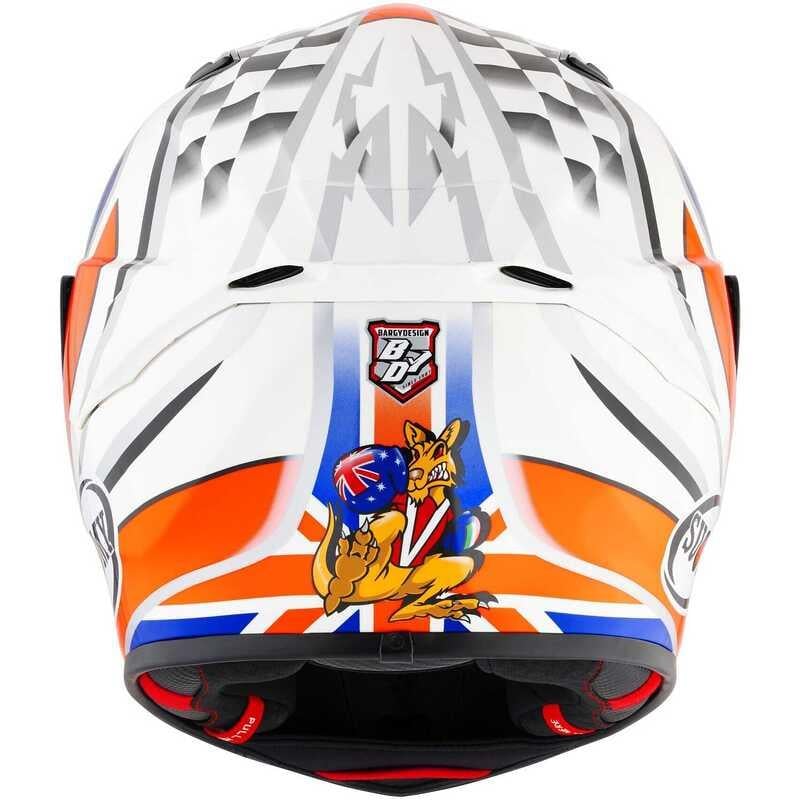 Suomy Track-1 Troy Baylıss Replıca 2002 Kapalı Kask