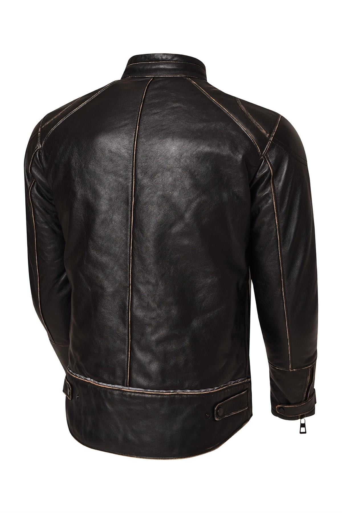 Vexo Vintage Deri Motosiklet Montu
