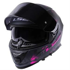 Ls2 Storm 2 Burst Full Face Motosiklet Kaskı Siyah Vizörlü