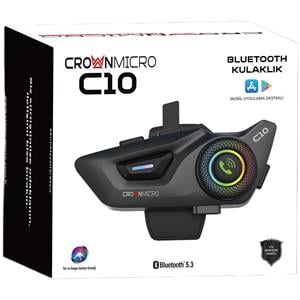 Crown Micro C10 Motosiklet Kask İnterkom Seti