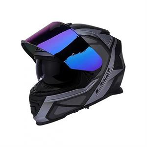 Ls2 Storm 2 Faster Full Face Motosiklet Kaskı Gökkuşağı Vizörlü