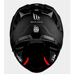 MT Kask Thunder 4sv Solid A1 Mat Siyah - Iç Güneş Vizörlü