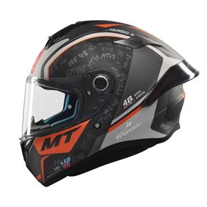 Mt Helmets Targo S Ivan Ortolo B4 Kapalı Kask