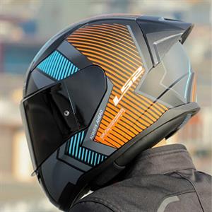 Ls2 Rapid 2 Extra Race Full Face Motosiklet Kaskı Yarış Spoiler +  Siyah Vizörlü