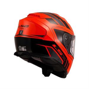 Ls2 Storm 2 Fist Full Face Motosiklet Kaskı Şeffaf + Siyah Vizörlü