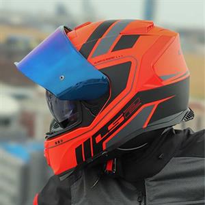 Ls2 Storm 2 Fist Full Face Motosiklet Kaskı Gökkuşağı Vizörlü