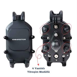 Knmaster TT-860 Titreşim Engelleyicili Tüm Motosikletlere Uyumlu Telefon Tutucu
