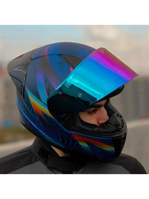 Ls2 Rapid 2 Optik Full Face Motosiklet Kaskı Şeffaf + Gökkuşağı Vizörlü