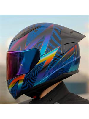 Ls2 Rapid 2 Optik Full Face Motosiklet Kaskı Şeffaf + Gökkuşağı Vizörlü