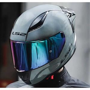 Ls2 Rapid 2 Race Full Face Motosiklet Kaskı Yarış Spoiler +  Siyah Vizörlü