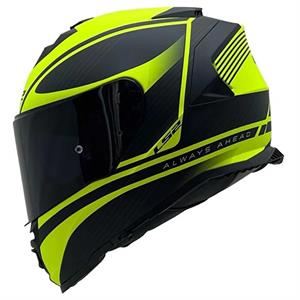 Ls2 Storm 2 Dodger Full Face Motosiklet Kaskı Şeffaf + Siyah Vizörlü