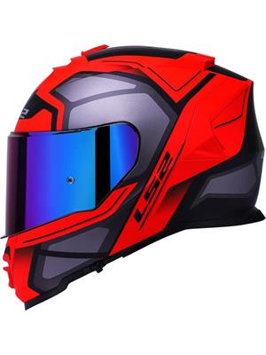 Ls2 Storm 2 Faster Full Face Motosiklet Kaskı Gökkuşağı Vizörlü