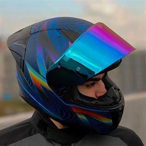 Ls2 Rapid 2 Optik Full Face Motosiklet Kaskı Gökkuşağı Vizörlü