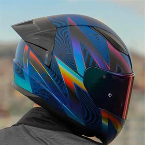 Ls2 Rapid 2 Optik Full Face Motosiklet Kaskı Gökkuşağı Vizörlü