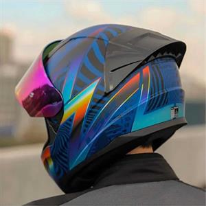 Ls2 Rapid 2 Optik Full Face Motosiklet Kaskı Gökkuşağı Vizörlü