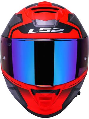 Ls2 Storm 2 Faster Full Face Motosiklet Kaskı Şeffaf + Gökkuşağı Vizörlü
