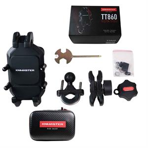 Knmaster TT-860 Titreşim Engelleyicili Tüm Motosikletlere Uyumlu Telefon Tutucu