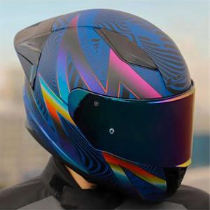 Ls2 Rapid 2 Optik Full Face Motosiklet Kaskı Gökkuşağı Vizörlü