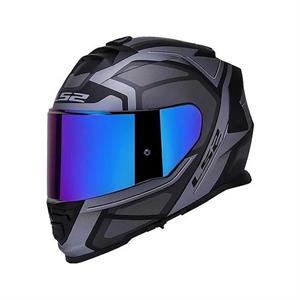 Ls2 Storm 2 Faster Full Face Motosiklet Kaskı Gökkuşağı Vizörlü