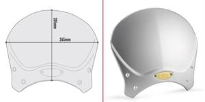 Givi 100AL Bmw R Nine T (14-19) - Yamaha Xsr700 (16-20) - Xsr 900 (16-19) Aluminyum Siperlik