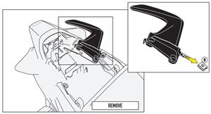 Givi 1132KIT HONDA VFR 800 F (14-20) Yan Çanta Taşıyıcı Bağlantı Kiti